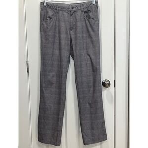 Adidas Mens Grey Heathered Golf Pants Performance Stretch 34x34 Flat Front